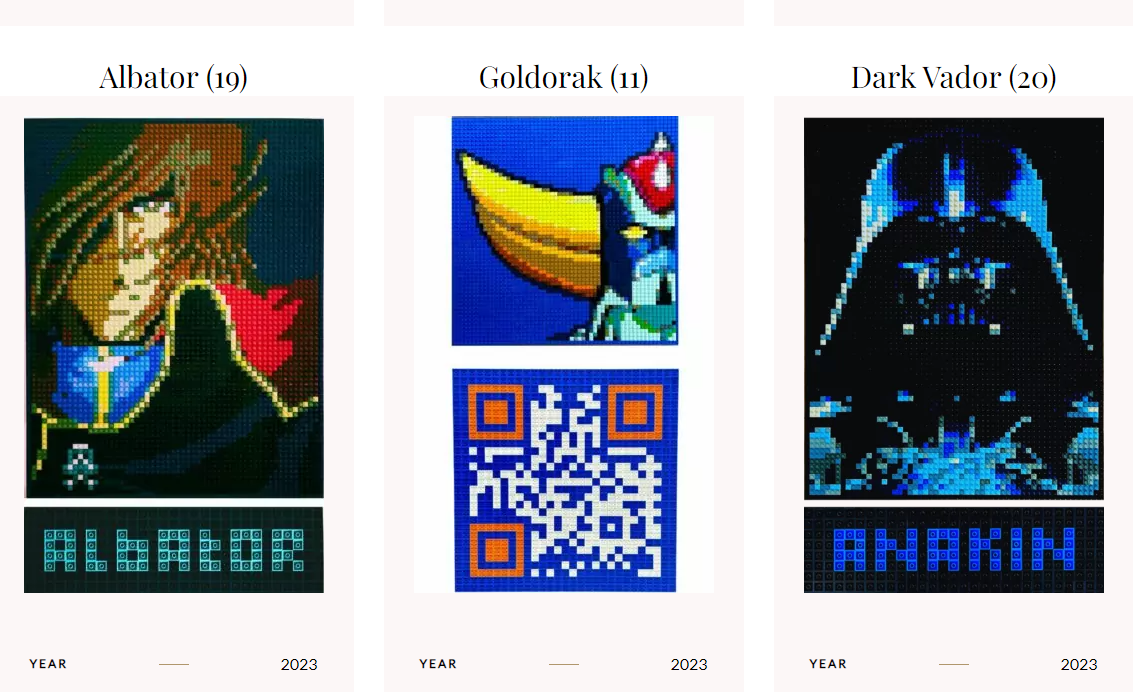 qargo : quand Lego, pixels et QR codes font l'art contemporain